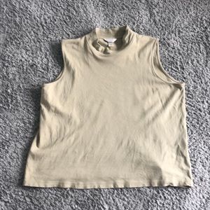 Sage green loose tank top